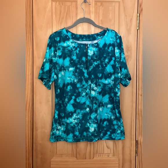 Kim Gravel x Swimsuits for All Zip Front Swim Tee and Brief - Picture 3 of 15